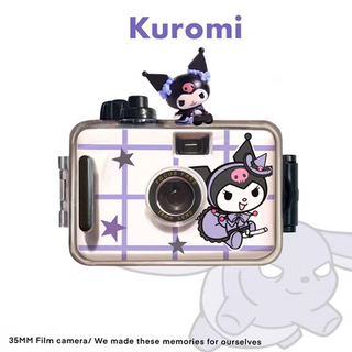 正版三麗鷗可愛造型防水底片相機 - 酷洛米 / 美樂蒂 / 大耳狗 / 凱蒂貓 Hello Kitty & Kuromi