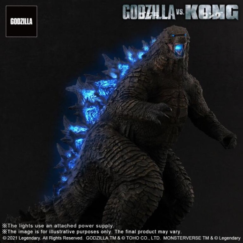 【現貨免運】全新 日版 X-PLUS 東寶大怪獸系列 Godzilla 哥吉拉大戰金剛 2021 少限 發光 XPLUS