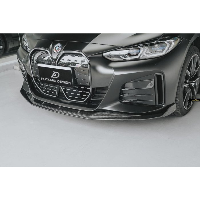 【Future_Design】BMW I4 FD 品牌 V1 高品質 CARBON 碳纖維 卡夢 前下巴 現貨