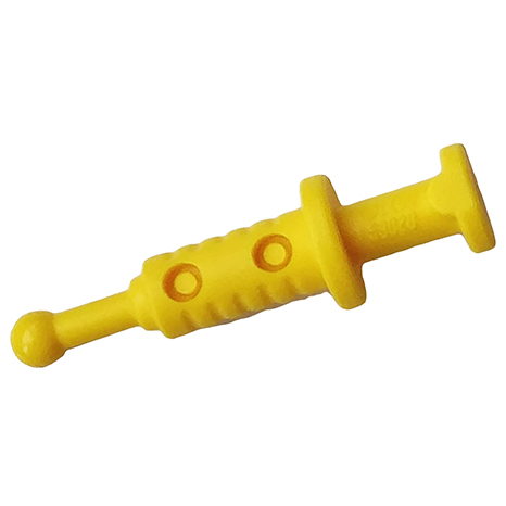 Lego 樂高 黃色 醫院 針筒 注射筒 針頭 Yellow Syringe 87989 53020