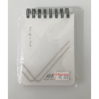 臺灣製 橫線條線圈隨身小筆記本/記事本