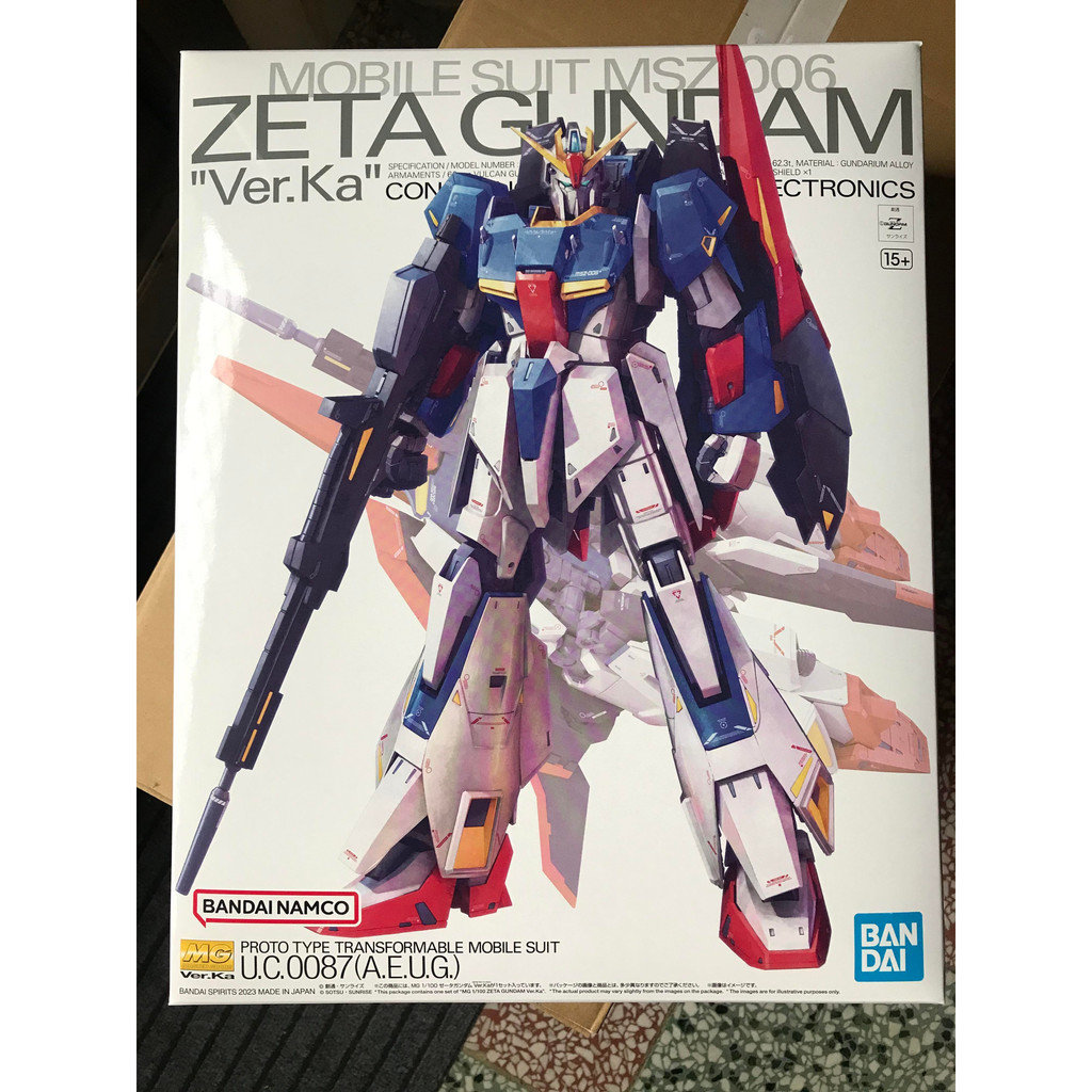 【宅倫】現貨免運洽詢~萬代 BANDAI MG 1/100 Z鋼彈 Zeta Gundam Ver.Ka