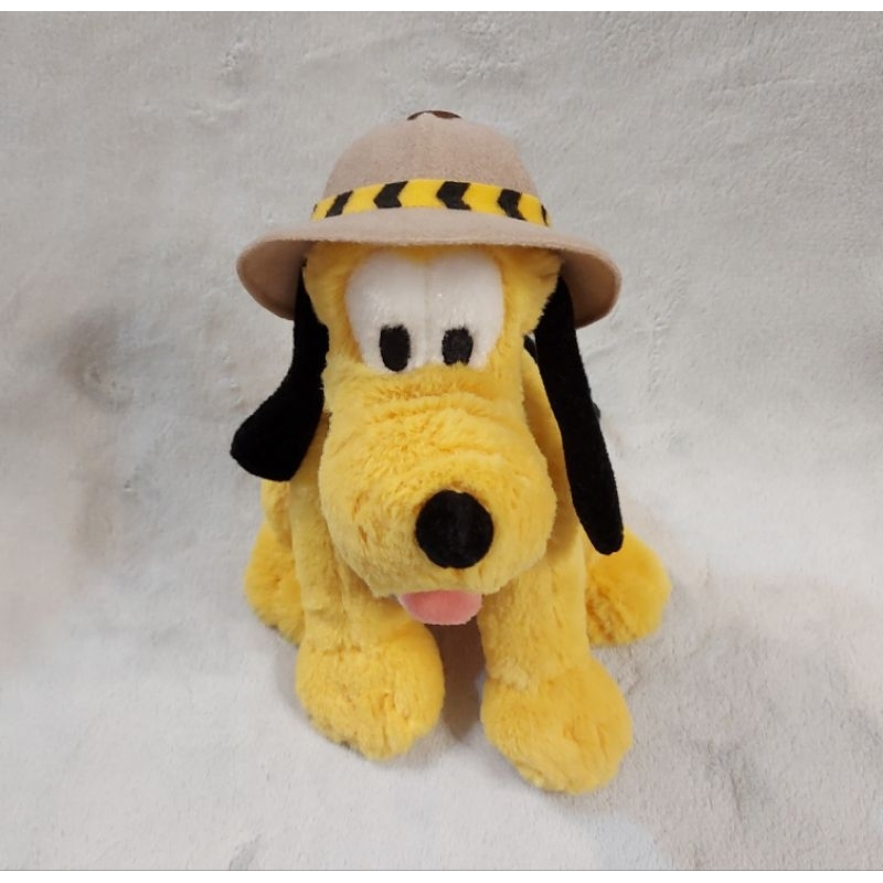 全新 無吊牌 美國迪士尼樂園 探險布魯托玩偶 冒險布魯托 叢林布魯托娃娃 森林探險隊公仔 Pluto 探險家印第安納瓊斯