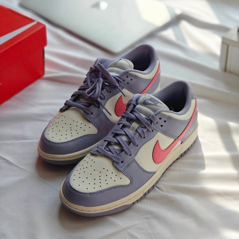 NIKE W DUNK LOW INDIGO HAZE 粉紫 薰衣草紫 粉勾 獨角獸 配色 女鞋 DD1503-500