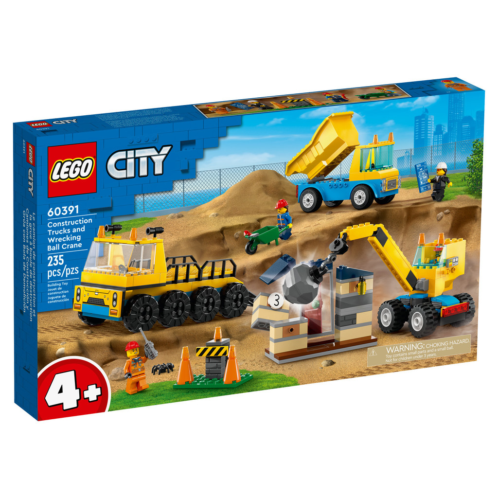LEGO 60391 工程卡車和拆除起重機 城市系列【必買站】樂高盒組