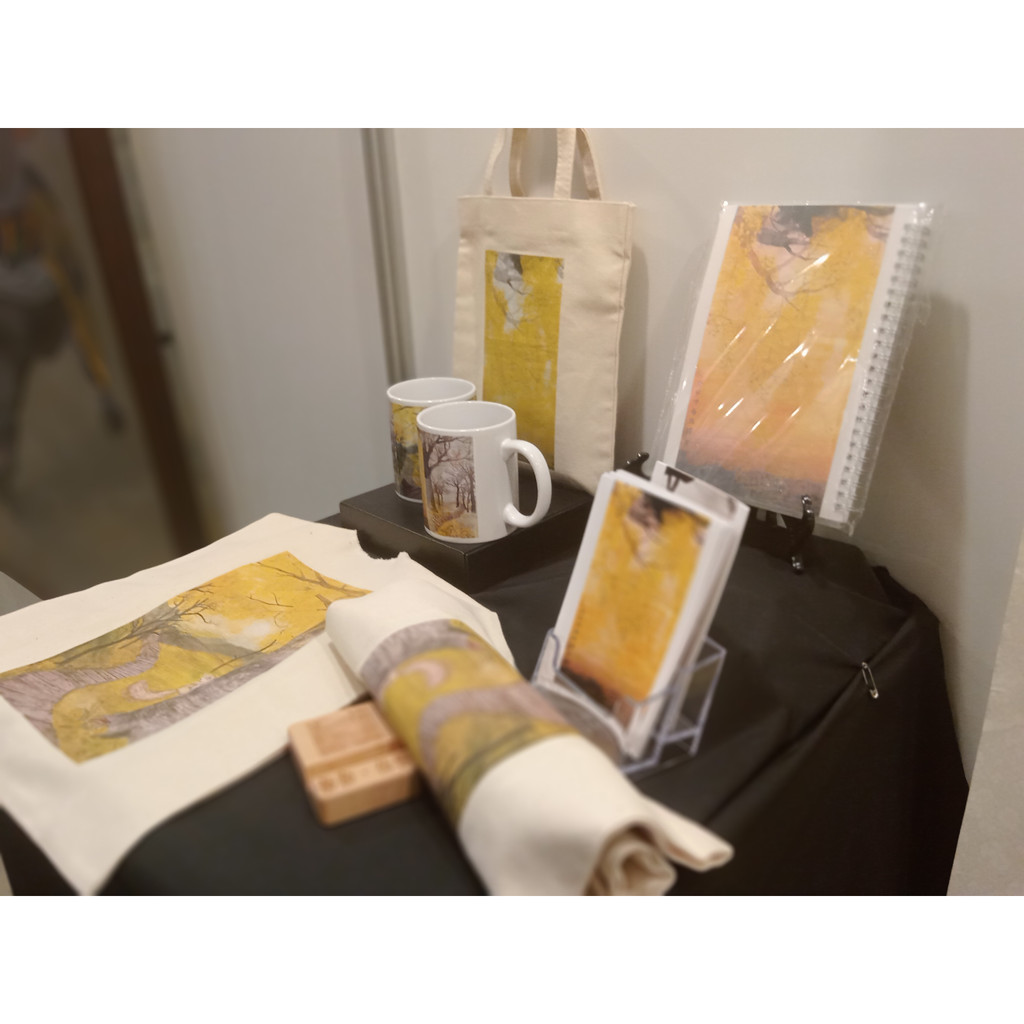 阿勃勒水墨作品系列延伸-明信片