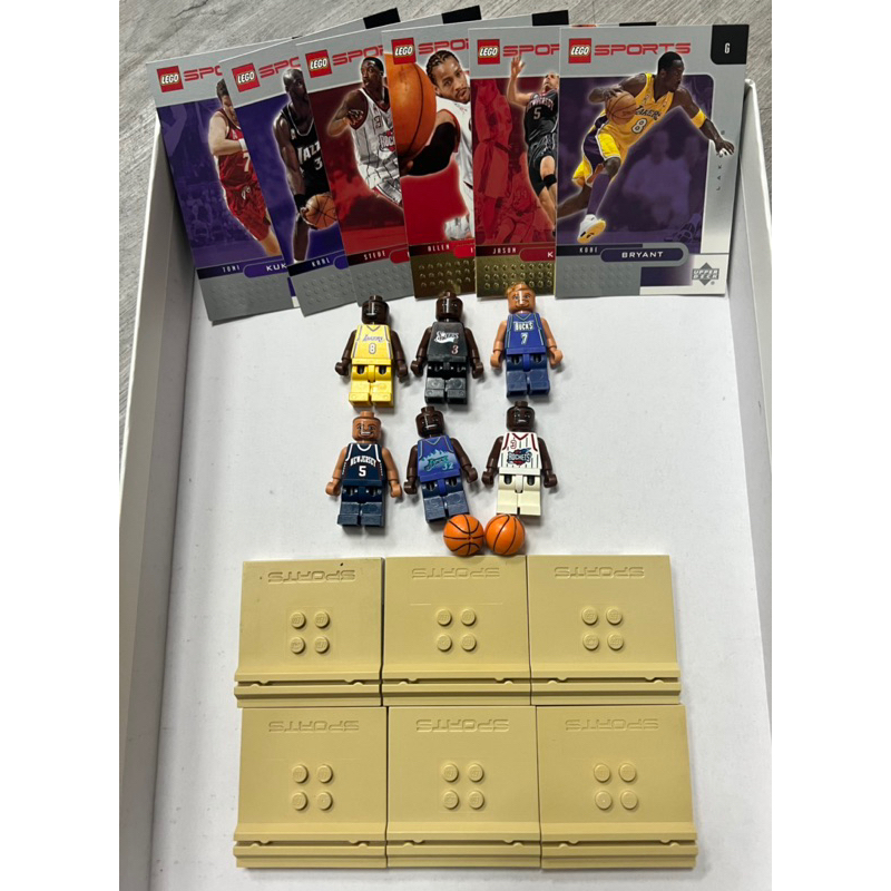 《蘇大樂高》LEGO 3563 3564 NBA KOBE 等6隻人偶（二手）
