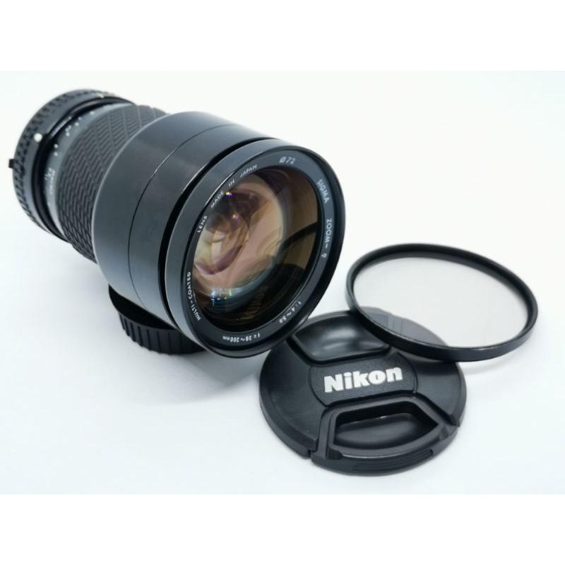 ＃1500 NIKON AI F接環的單眼底片膠片相機用 SIGMA  ZOOM 28-200 mm F4~5.6 鏡頭