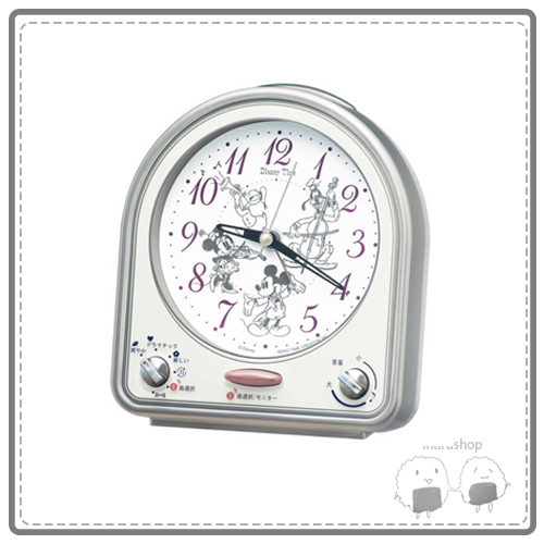 【2023 最新】日本 SEIKO DISNEY 迪士尼 31曲 音樂 時鐘 鬧鐘 電子 音量調整 貪睡 FD486 S