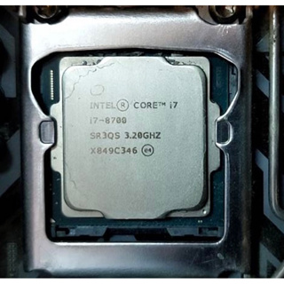 Intel Core i7-8700 3.2G / 12M 6C12T SR3QS 正式版 1151 模擬12核Cpu