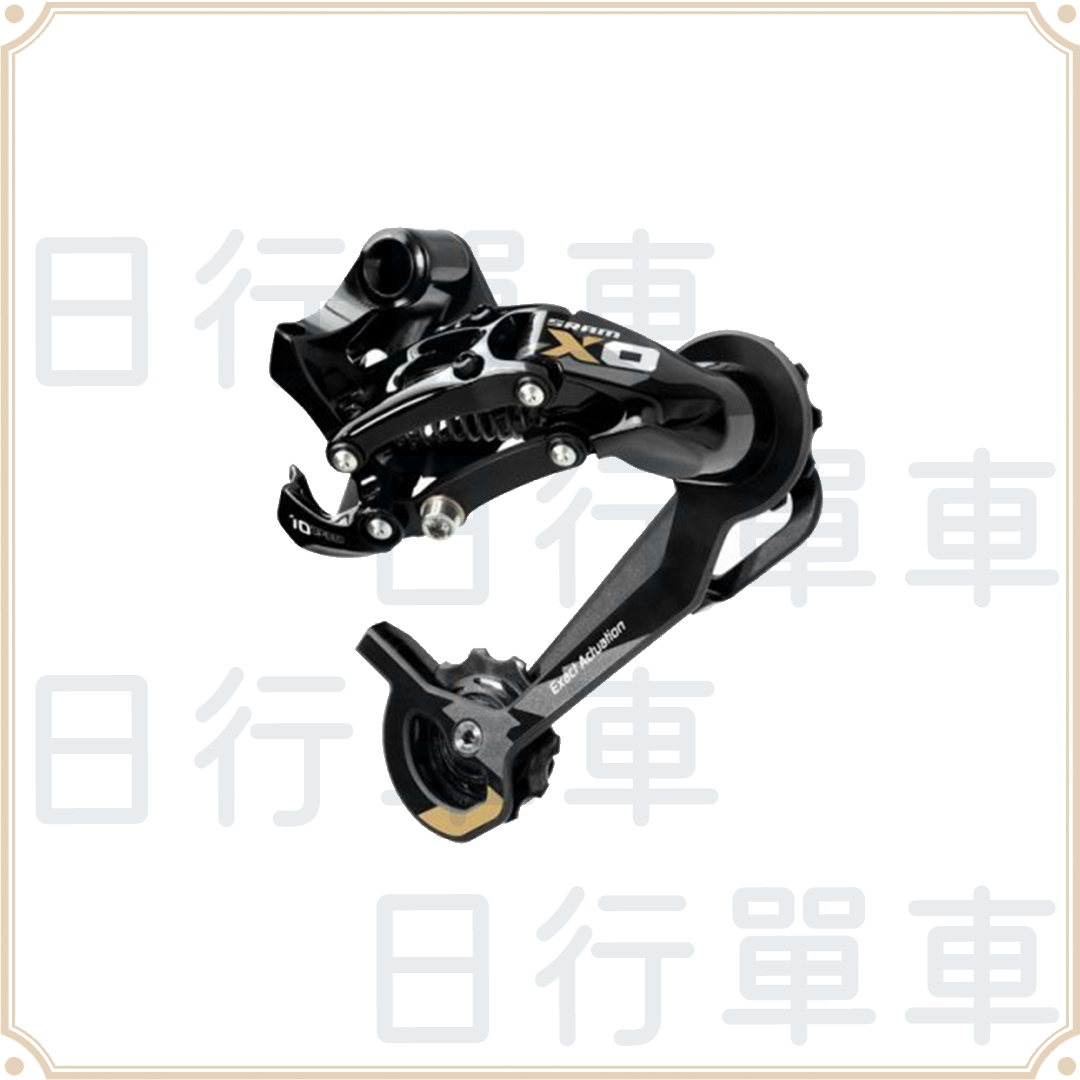 現貨 原廠正品 SRAM 2010 X0 10速 Medium Cage 金色後變速器 單車 自行車