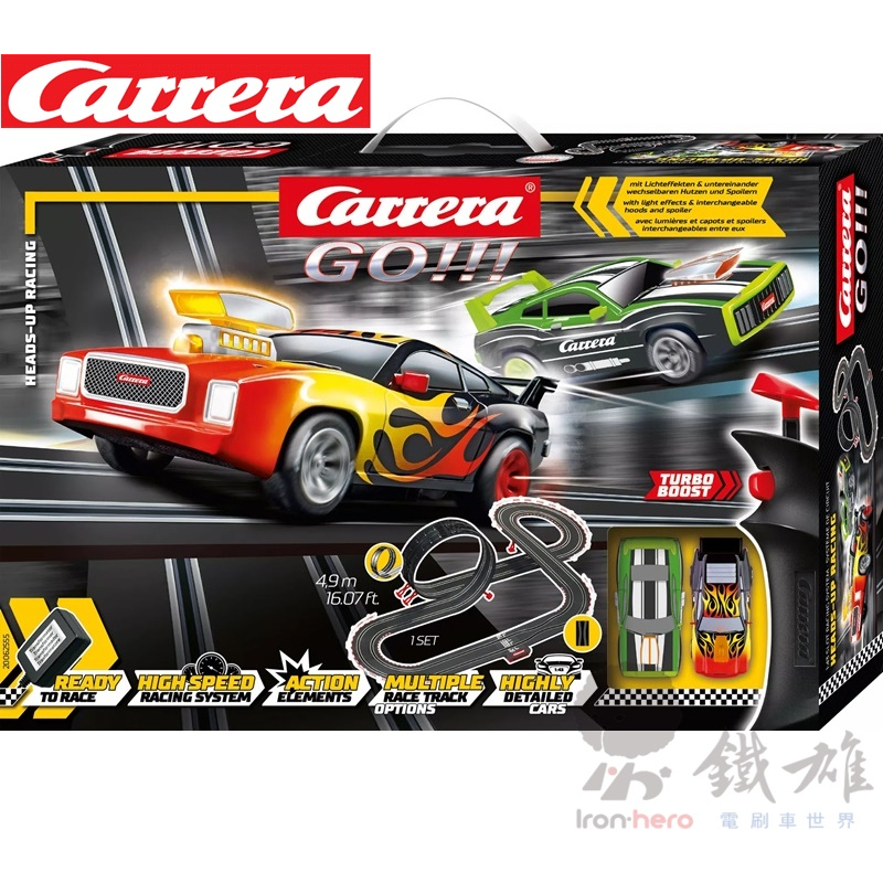 Carrera GO!!! 20062555 Heads-Up Racing Set 電刷車套裝組