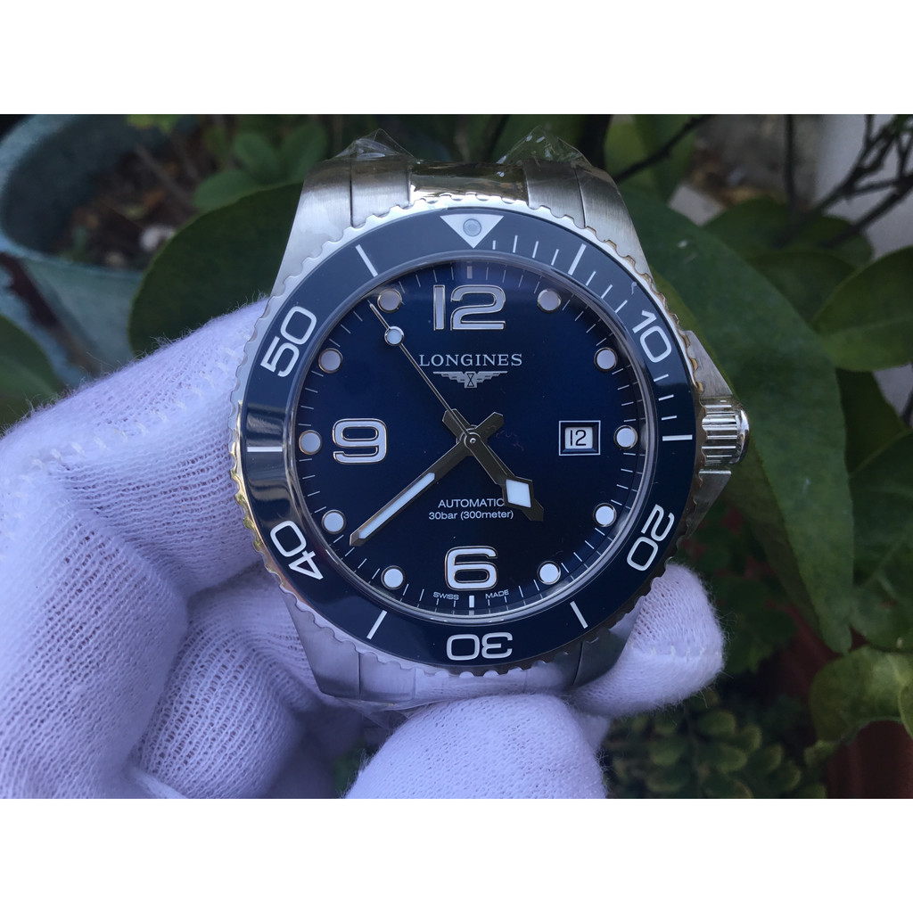 浪琴 LONGINES 型號L37824966 藍面 深海征服者 錶徑43mm 自動機芯 2023/MAY 新品