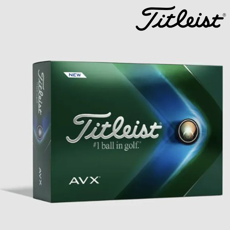 ＊立航高爾夫＊Titleist【低彈道 低後旋】AVX 高爾夫球 (三層球/白球) 12入/打