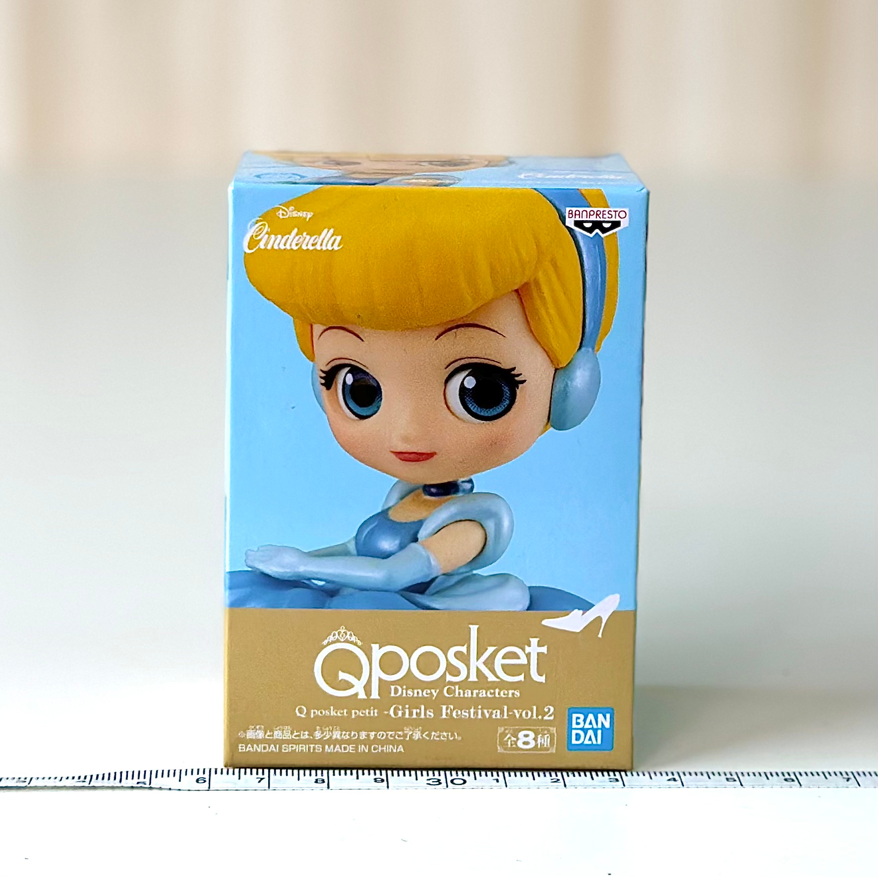 🇯🇵吼皮玩具🇯🇵 迪士尼 灰姑娘 仙度瑞拉 QPOSKET PETIT 公主 日版 公仔 Q版 黏土人 景品 現貨