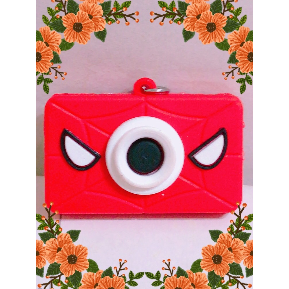 霖霖萬寶閣a650727a (小吊飾14) 軟膠相機 Marvel 蜘蛛人 Spider-Man 生日禮物交換禮物