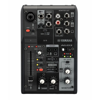 台灣公司貨 混音器 山葉 最新YAMAHA AG03 MK2 3軌 USB 多功能混音器 直播神器【台灣保固公司貨】