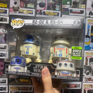 [李大] 正版現貨 Funko POP 星際大戰 R2-D2 R5-D4 兩人組 2-Pack 2023星戰慶典
