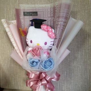 《花花小日子》畢業KITTY猫香皂花束/畢業3朵香皂花束