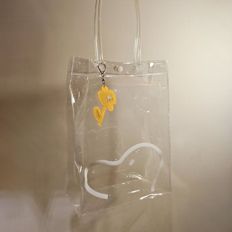 plantica×cama Beano透明隨身袋(贈可愛Beano壓克力吊飾)  購物袋環保提袋 木村貴史 聯名款 禮物