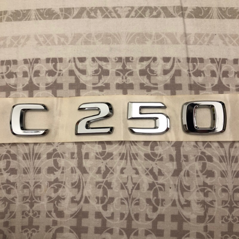 賓士C250型號車貼