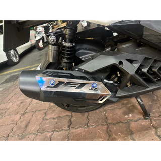 三陽 JET SL 白鐵 防燙蓋 防燙蓋鍍鈦 排氣管防燙蓋 卡夢護片 原廠鎖點 直上 搭配原廠防燙蓋