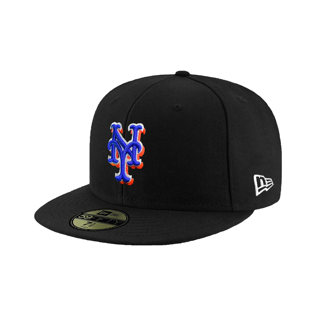 NEW ERA 59FIFTY 5950 MLB 球員帽 紐約 大都會 客場 黑 棒球帽 鴨舌帽【TCC】