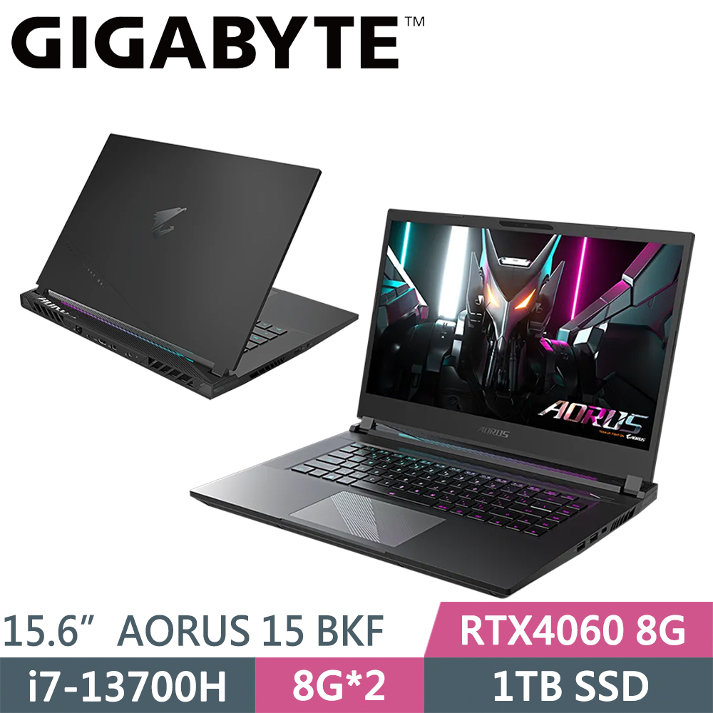 小逸3C電腦專賣全省~技嘉 AORUS 15 BKF-73TW754SH 黑