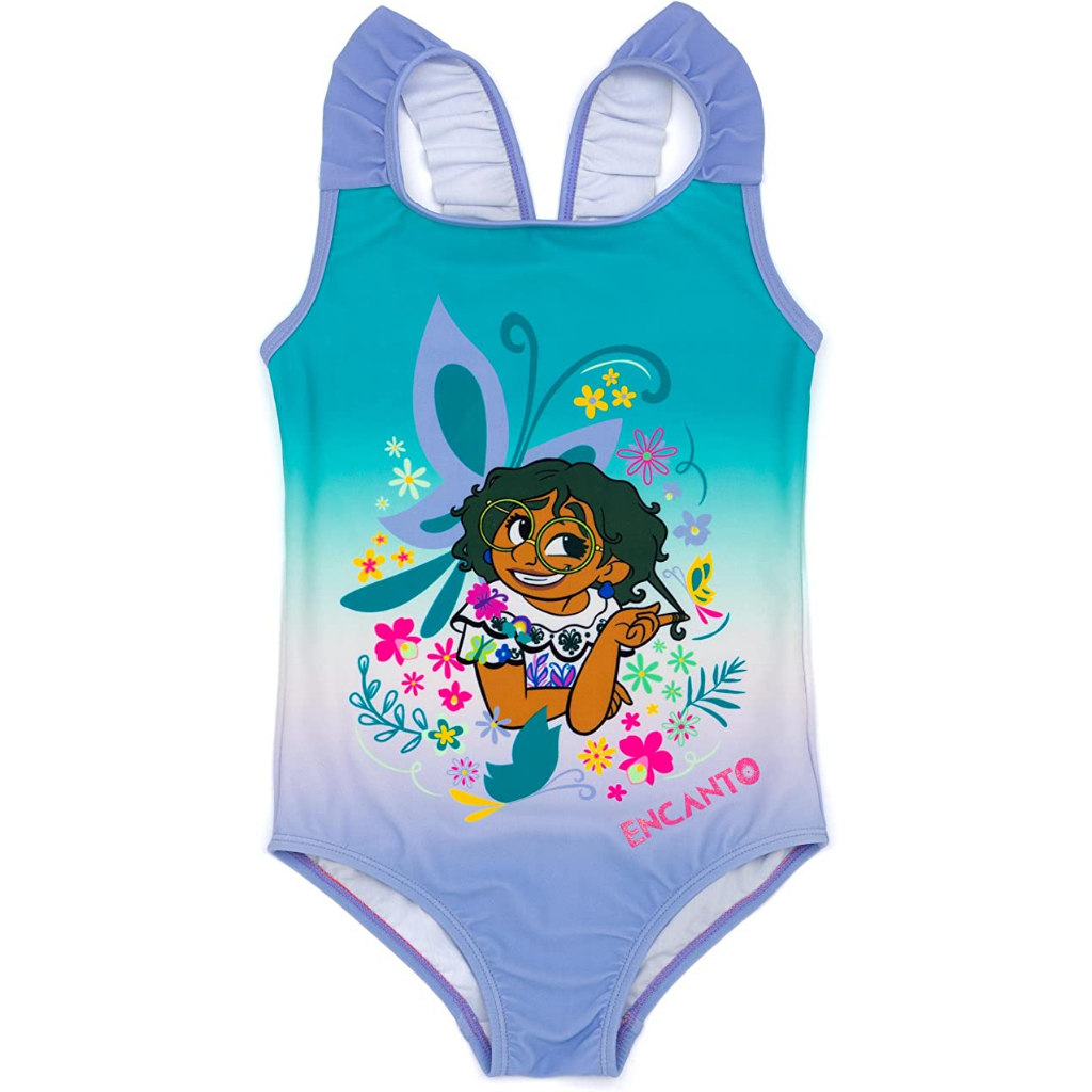 預購 👍正版👍英國迪士尼 Encanto Mirabel 魔法滿屋 女童 女童 兒童 泳裝 泳衣 防曬