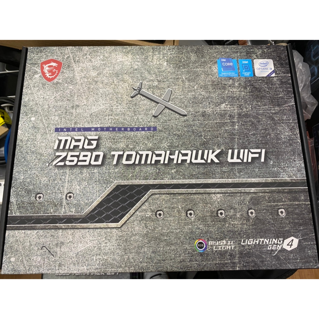 MSI MAG Z590 TOMAHAWK WIFI 主機板 全新 蘆洲可自取📌附購買證明📌自取價4590