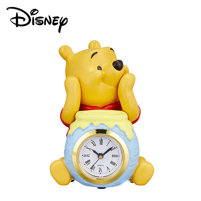 【現貨】小熊維尼 造型時鐘 滑動式秒針 靜音時鐘 指針時鐘 維尼 Winnie 迪士尼 Disney 日本正版
