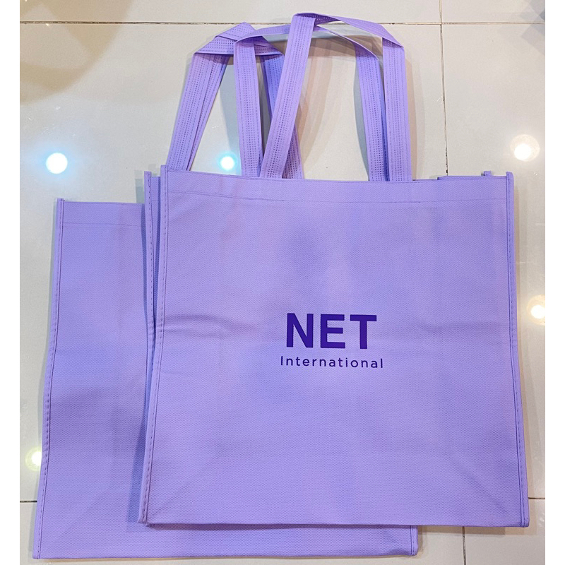 現貨🎀多色 NET購物袋 NET環保袋 購物袋 品牌購物袋 不織布袋 大容量環保袋 大容量提袋 粉紅色袋子 大袋子