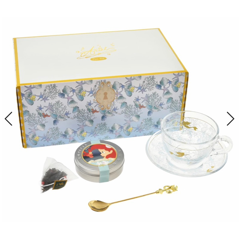 ❄️預購❄️日本迪士尼2023小美人魚 LUPICIA 茶包湯匙杯盤組 下午茶禮盒 超美 漂亮