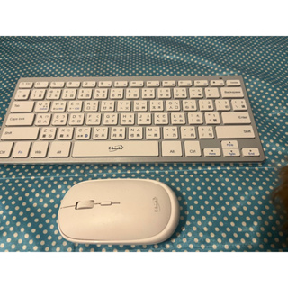 E-books Z7 薄型藍牙無線鍵盤滑鼠組（白）