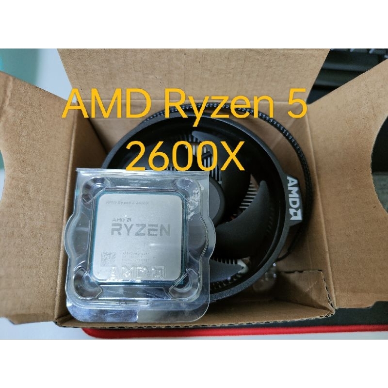 AMD Ryzen R5 2600X 六核 附散熱器