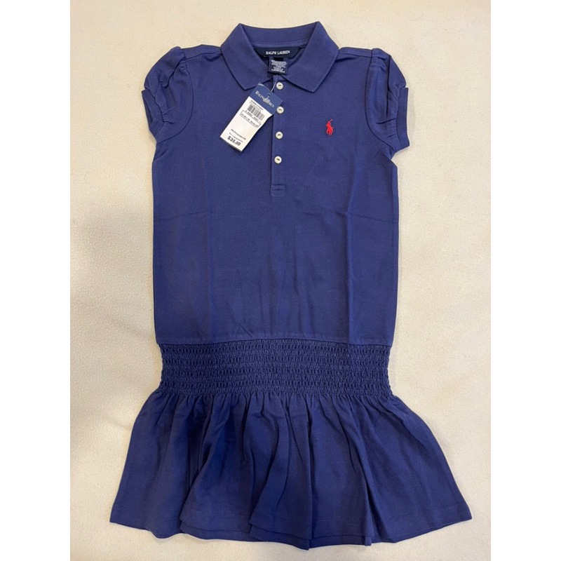 RL Ralph Lauren Polo 女童深藍色洋裝 5T
