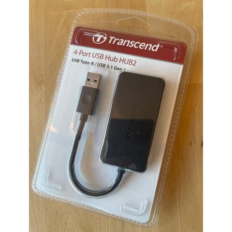 【Transcend 創見】極速USB 3.1 HUB 4埠集線器(TS-HUB2K)