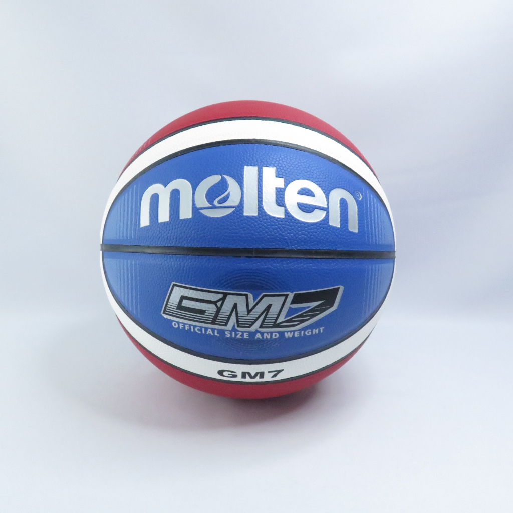 Molten 室內外 12片貼 PU合成皮籃球 BGMX7C 藍白紅【iSport愛運動】