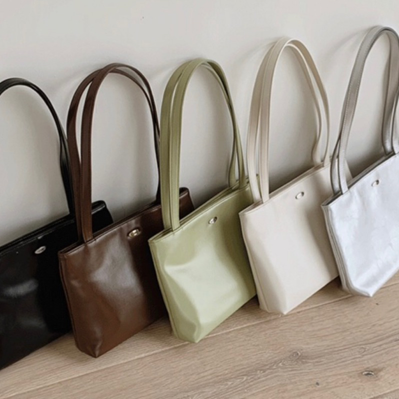 現貨☁️#SLOWAND自製款🇰🇷·lento日常包 🖤bazil tote bag側背包 長方形包 韓國代購 韓國網拍