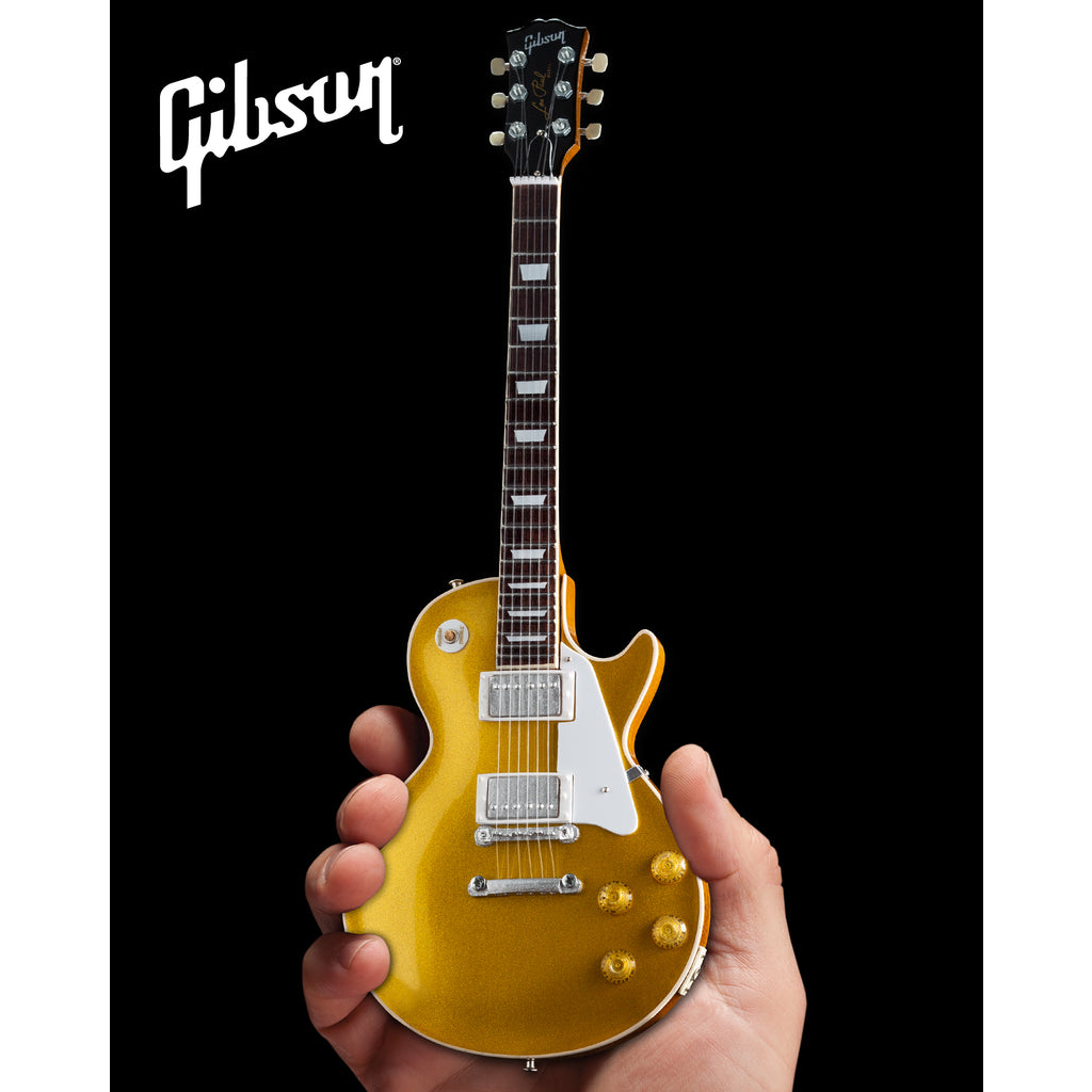 【現貨】Gibson Les Paul 1957 Gold Top 電吉他 金色 / 迷你吉他 1:4 比例 模型