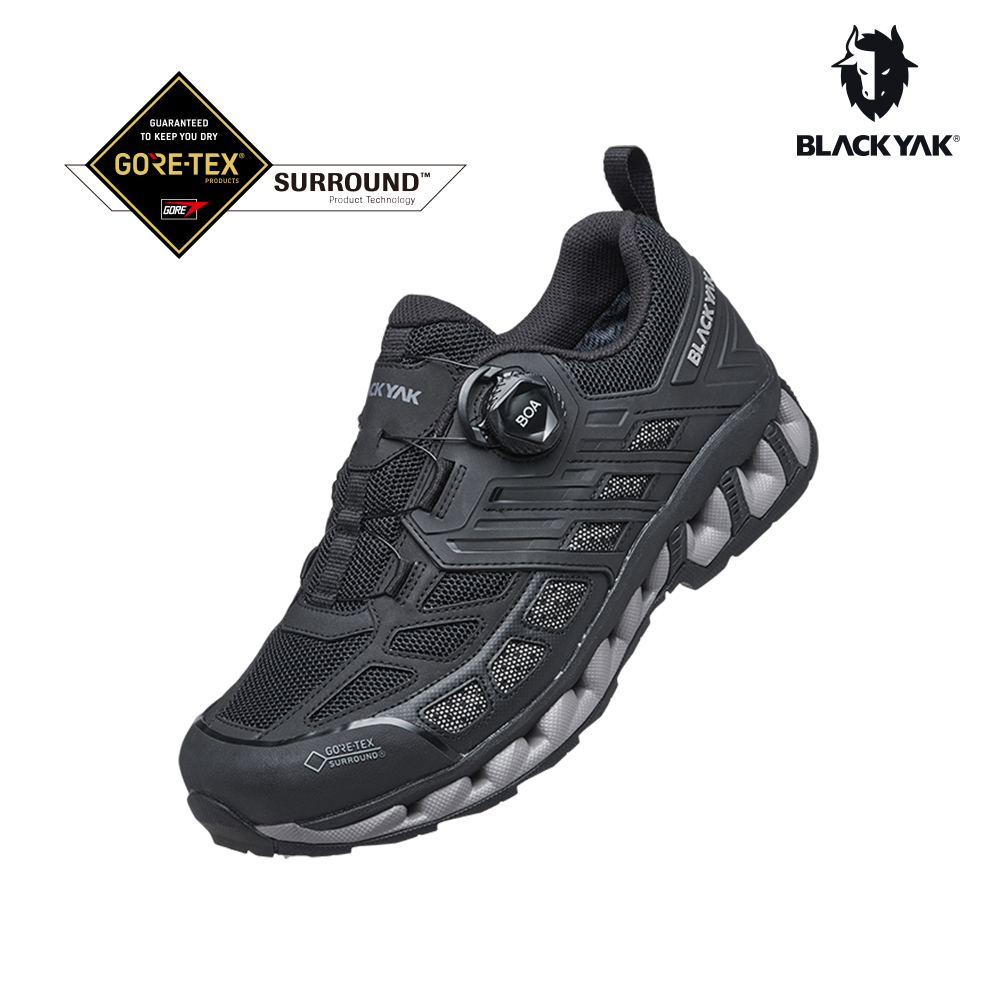 【BLACKYAK】CRUSH GUARD GTX防水健行鞋(黑色)-男女適用|CB1NFH30|ABYSHX3932