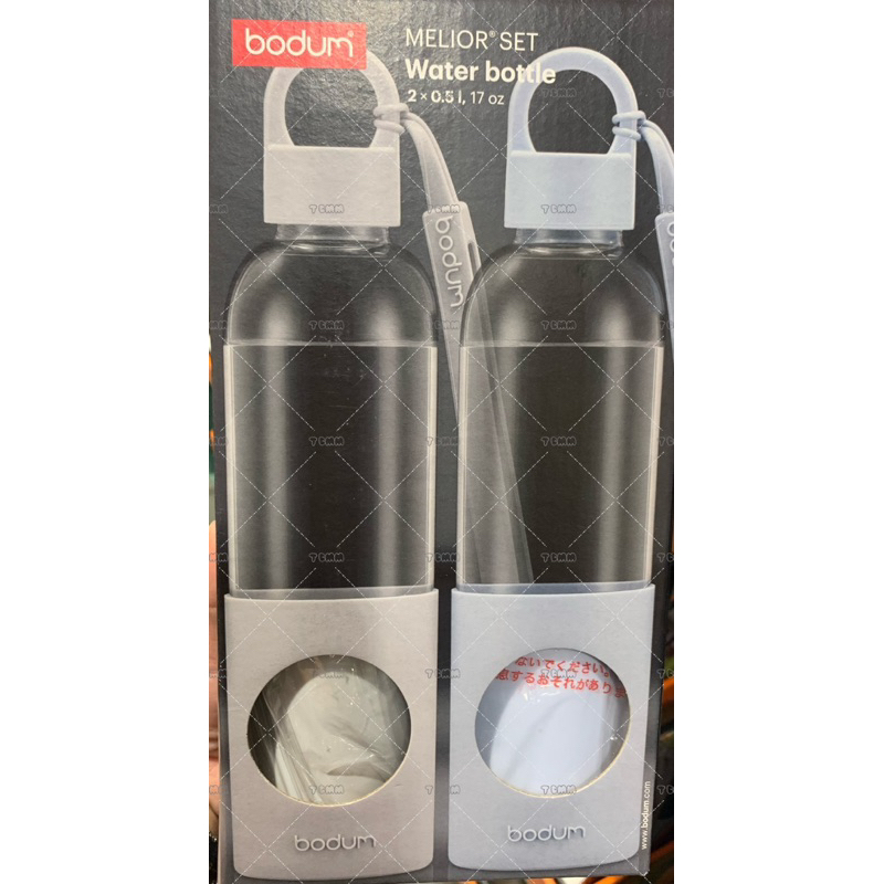 潼媽選品 🌈愛媽咪 BODUM 玻璃隨身水瓶 500ml*2入 好市多COSTCO 代購