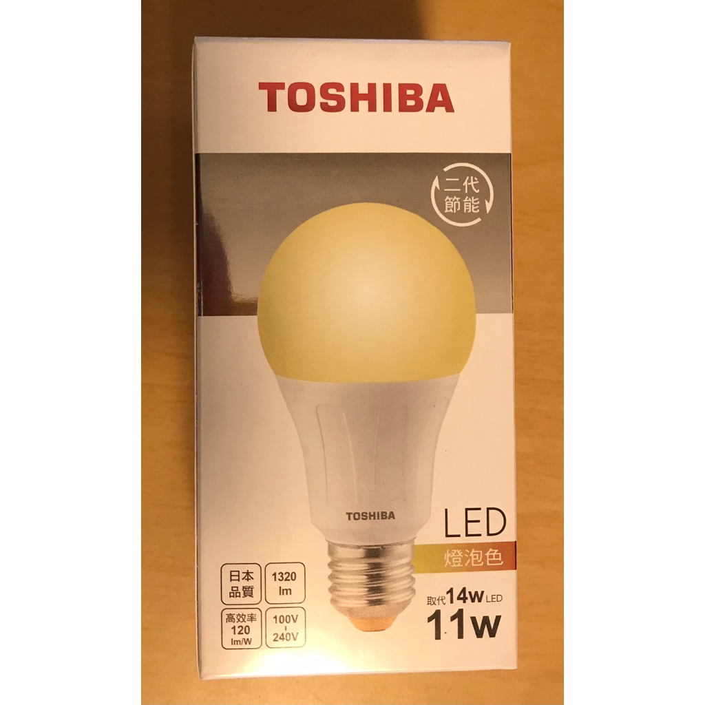 Toshiba 東芝 LED 球形 燈泡 11W