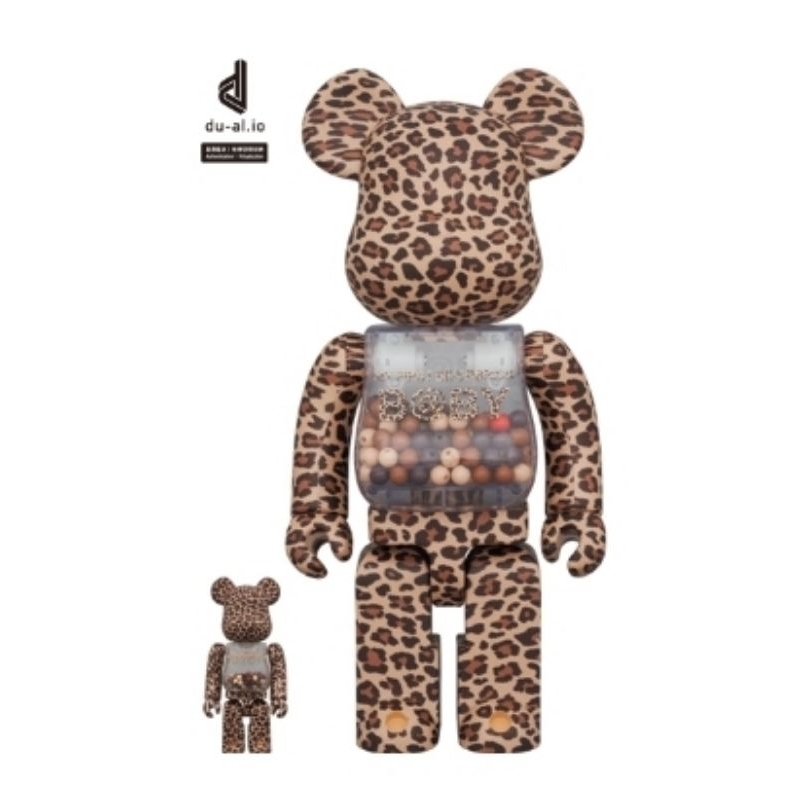 MY FIRST BE@RBRICK B@BY LEOPARD Ver.100％ &amp; 400％ 豹紋千秋