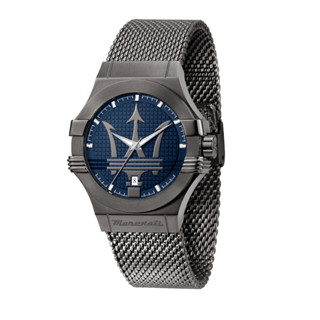 【2年國際保修】瑪莎拉蒂 Potenza 42mm 男仕鋼帶夜光手錶 R8853108005 -(日本機芯)