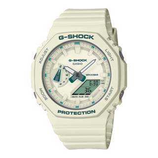 CASIO卡西歐 G-SHOCK八角摩登色調雙顯錶/GMA-S2100GA-7A