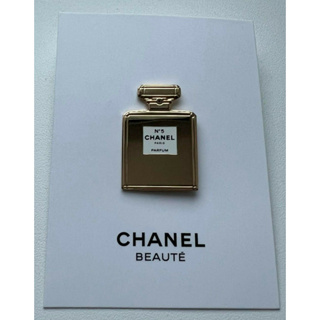 Chanel香奈兒胸針VIP禮 金色5號香水瓶胸針