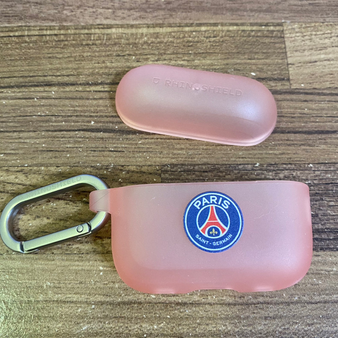 【全新降價快出】AirPods Pro 2 犀牛盾聯名設計款保護殼PSG Logo Classic經典 Pink粉色