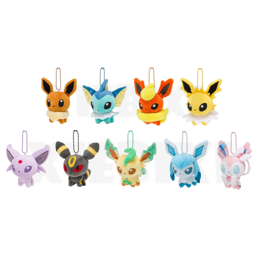 現貨 日本寶可夢中心 DOLLS 伊布 水伊布 火伊布 太陽伊布 月亮伊布 葉伊布 冰伊布 仙子伊布 吊飾