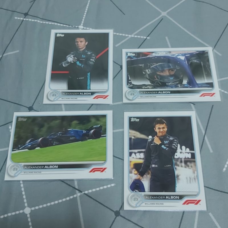 2022 topps F1 Alexander Albon 賽車卡 車手卡 普卡 泰國 英國 Williams